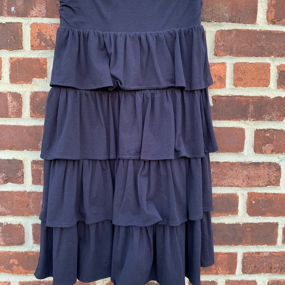 Jcrew tiered elastic skirt